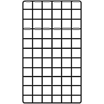 スチールラックのキタジマ ネット 1枚セット 取付金具付き