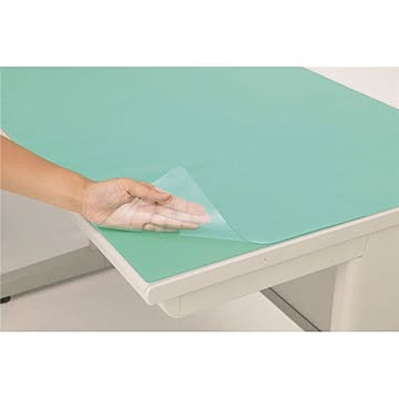 PVCデスクマット（グリーンマット付） 1050×625×0.8mm