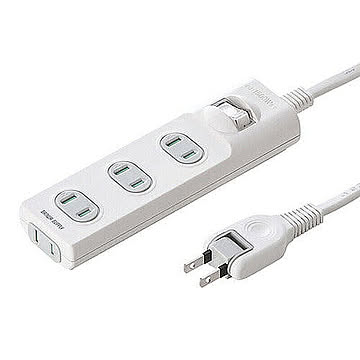 サンワサプライ 火災予防安全タップ TAP-TSH43SWN 管理No. 4969887836514