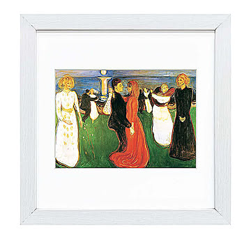 Edvard Munch（エドヴァルド ムンク） 生命のダンス アートポスター（フレーム付き） m11471