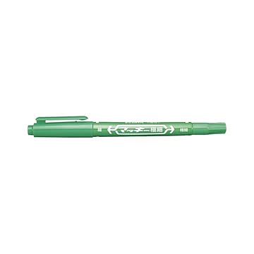 （まとめ） ゼブラ マッキー極細 グリーン 極細0.5mm・細字1.0〜1.3mm 【×30セット】