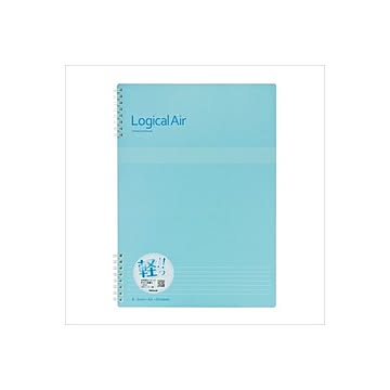 (業務用セット)ナカバヤシ ロジカルエアーWリングノートA4 B罫 40枚 NW-A403B-B×5セット