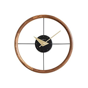 NEXTIME ネクスタイム PastPresent Series Hoop フープ (掛時計/スイープムーブメント) NXT-J056/NXT-J057/NXT-J058 掛け時計 壁掛け時計