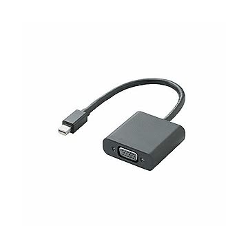 ELECOM（エレコム） Mini DisplayPort-VGA変換アダプタ AD-MDPVGABK