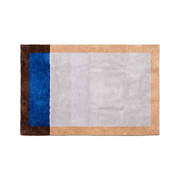 【BRID】FRAME BLOCK HOOK RUG 130×190