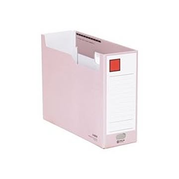 (業務用10セット) キングジム Gボックス/ファイルボックス 【A4/ヨコ型】 段ボール製 収納幅：100mm 4033 赤