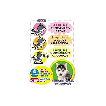 イワヤ うれしさバクハツ！ おでむかえワンワン ハスキー
