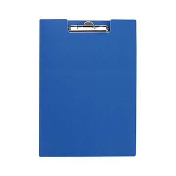 （まとめ） クリップボード A4判タテ型 CR-CP80-BL 青 1枚入 【×5セット】