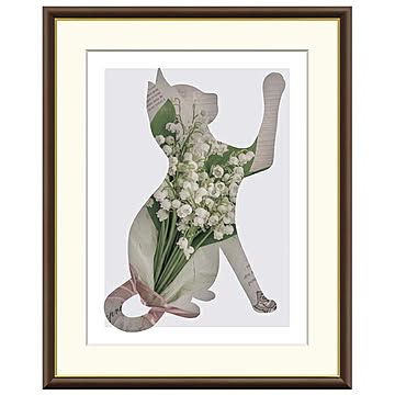 額絵 Lily of the valley 山口美咲 42x34cm 三幸