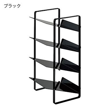 山崎実業 タワー シンク下ボトルストッカー 4段 ブラック