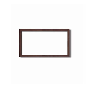 【長方形額】木製額 縦横兼用額 前面アクリル仕様 ■黒茶色長方形額（350×200mm）シタン色