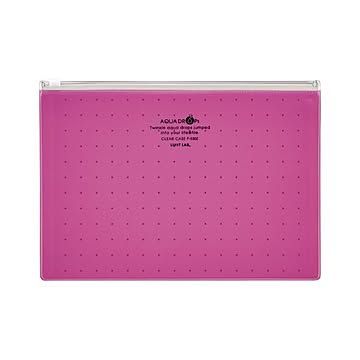 （まとめ） リヒトラブ AQUA DROPs クリヤーケース A5判 F-5302-3 赤 1枚入 【×10セット】