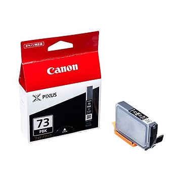 （まとめ） キャノン Canon インクタンク PGI-73PBK フォトブラック 6393B001 1個 【×5セット】