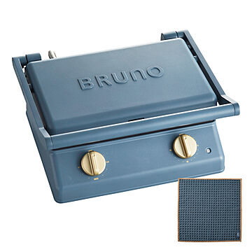 BRUNO グリルサンドメーカー ダブル BOE084 ナイトブルー