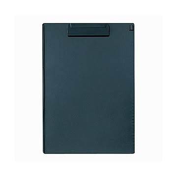 （まとめ） オープン クリップボード 再生ABS樹脂製 B4判タテ型・11"×15"用 CB-100-BK 黒 1枚入 【×3セット】