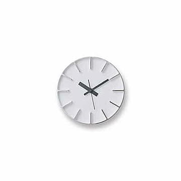 Lemnos レムノス  DESIGN OBJECTS Shin Azumi edge clock エッジクロック AZ-0116 掛け時計 置時計 置き掛け兼用時計 スイープセコンド デザイン時計