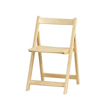 折りたたみ椅子 ナチュラル 幅420mm 木製