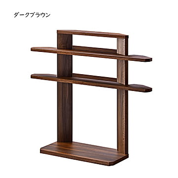 ラック 組立式 後付けヘッドボード RDS-8010SH 幅594x奥行301x高さ502mm 朝日木材加工