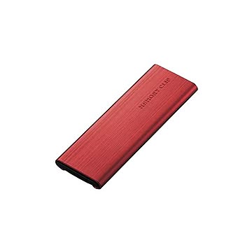 （まとめ） エレコム メモリカードケース/メモリークリップ/microSD/アルミタイプ/スライドオープン式/クリップ付/Sサイズ/レッド CMC-SDCAL03RD 【×2セット】