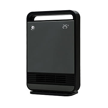 人感/室温センサー付大風量セラミックヒーター グレー  ヒーター 人感センサー 電気ストーブ おしゃれ 大風量 省エネ 即暖 セラミックヒーター ファンヒーター