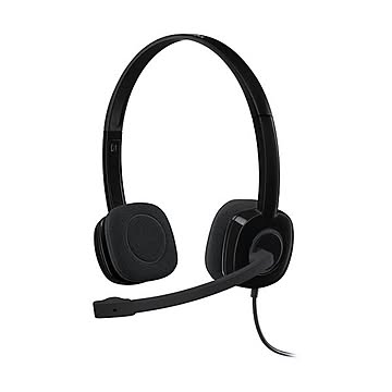 まとめ ロジクール ステレオヘッドセットH151 ブラック H151R 1個 ×10セット