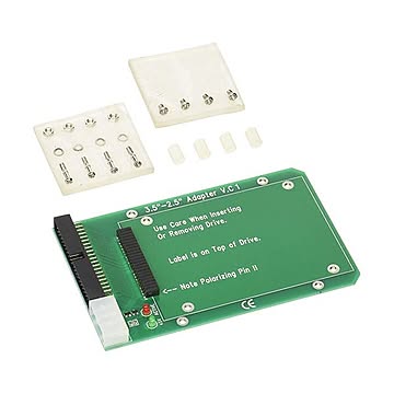 (まとめ)変換名人 2.5"HDD→3.5"HDD変換(固定) IDE-25A35AF【×3セット】