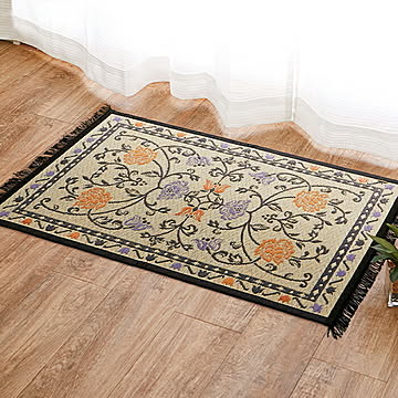 国産 い草 玄関マット イデア 裏貼り 60x90cm 萩原