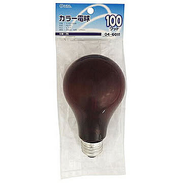 オーム電機 OHM 046011 カラー電球P 管理No. 4971275460119