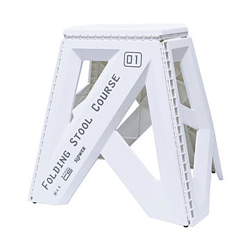 SLOWER スロウワー FOLDING STOOL Course フォールディングスツール コース SLW436/SLW437/SLW438/SLW439 / 折りたたみ椅子 折り畳みチェア 踏み台