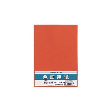 （まとめ） マルアイ 色画用紙 八ツ切 ちゃPエ-N83S 1パック（10枚） 【×30セット】