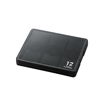 エレコム SDカードケース/12枚収納/SD CMC-06NSD12 管理No. 4549550187213
