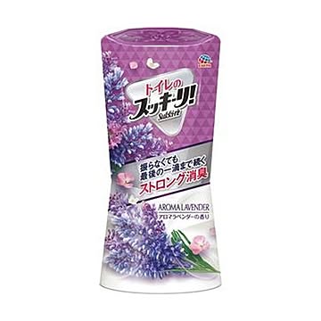 （まとめ）アース製薬 トイレのスッキーリ！アロマラベンダー 400ml 1個【×20セット】