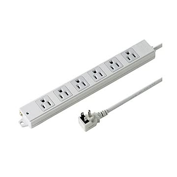 サンワサプライ 工事物件タップ(6個口・3m) TAP-K6NL-3