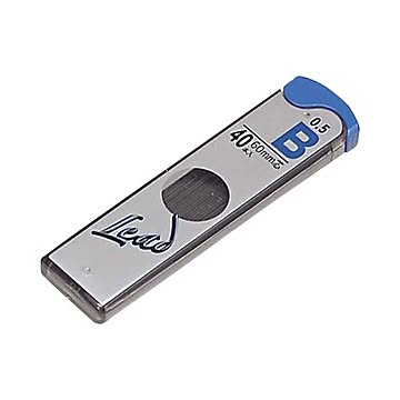 (まとめ) プラチナ プラチナシャープ芯P-LEAD 0.5mm B シン5Q-200A#5 1セット（400本：40本×10個） 【×10セット】