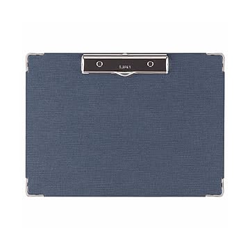 (まとめ) ライオン事務器 ボール用箋挟 A4ヨコ 紺 No.121 1枚 【×30セット】