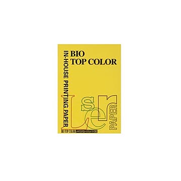 （まとめ） 伊東屋 バイオトップカラー A4判 100枚入 80g／m2 BT116 サンイエロー 【×3セット】