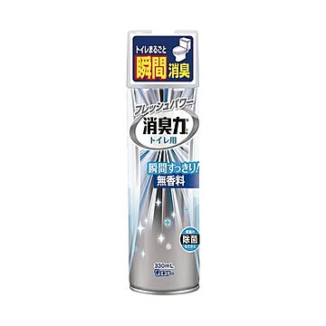 （まとめ） エステー トイレの消臭力スプレー 無香料 330ml 1セット（3本） ×4セット