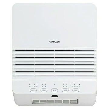 暖房 暖房器具 電気ファンヒーター ファンヒーター 山善 YAMAZEN セラミックヒーター DFX-RK121 W