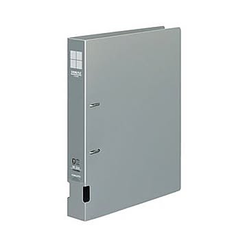 （まとめ）コクヨ DリングファイルS型再生PP表紙 A4タテ 2穴 300枚収容 背幅45mm グレー フ-FD430NM 1セット（10冊）【×3セット】