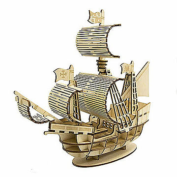 エーゾーン Wooden Art ki-gu-mi 帆船 KGM10578