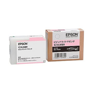 (まとめ) エプソン EPSON インクカートリッジ ビビッドライトマゼンタ ICVLM89 1個 【×10セット】