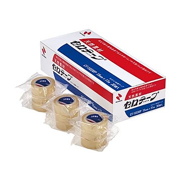 (まとめ) ニチバン セロテープ 小巻15mm×11m CT15S-30P 1箱（30巻）  【×5セット】