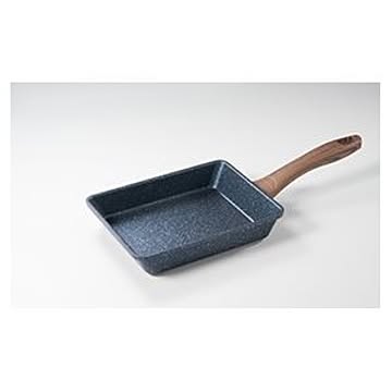 IH・ガス火対応 卵焼き/玉子焼き器 【28cm】 軽量 木目ハンドル アルミダイカスト フッ素樹脂塗装 ダイヤモンドマーブルキャスト