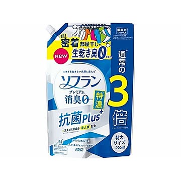 ライオン ソフラン プレミアム消臭 特濃 抗菌プラス つめかえ用 特大 【×6セット】