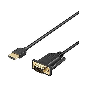 バッファロー（サプライ） HDMI to VGA変換ケーブル 1m ブラック BHDVG10BK