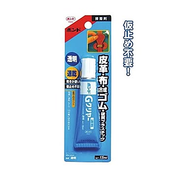 コニシ ボンド透明速乾Gクリヤー皮革布合成ゴム15ml 12個セット 32-810