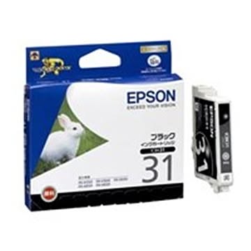 （まとめ買い）エプソン EPSON インクカートリッジ ICBK31 黒 ×4セット