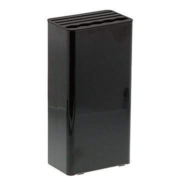山崎実業 tower キッチンナイフ＆ハサミスタンド ブラック