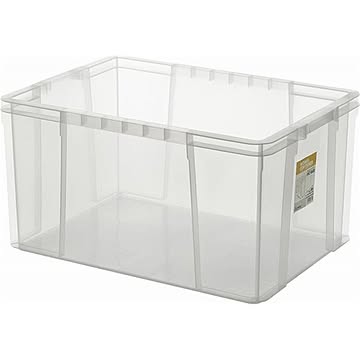 ホームコンテナー/コンテナボックス クリア 材質：PP 〔汎用 道具箱 DIY用品 工具箱〕【代引不可】