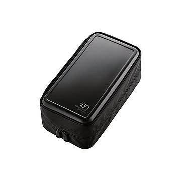（まとめ） エレコム CD/DVD/Blu-rayケース/セミハード/ファスナー付/160枚収納/ブラック CCD-HB160BK 【×2セット】